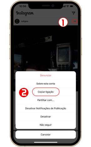 baixe fotos do Instagram no iPhone