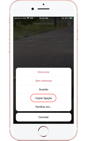 baixar Instagram Reels no iPhone