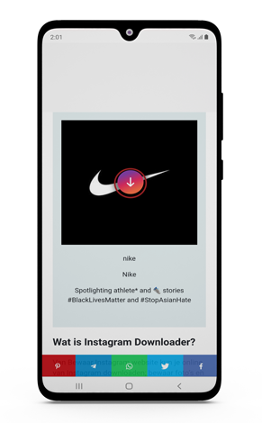 bewaar instagram profiel foto in galerij