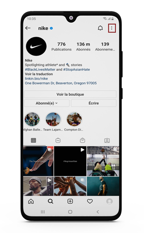 télécharger photo de profil Instagram sur Android