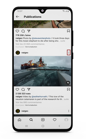 télécharger vidéos instagram sur android
