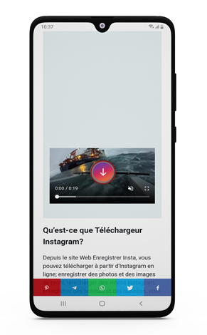 telecharger des videos instagram sur android