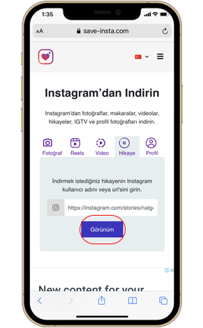 iphone için Instagram Hikayeleri indirin