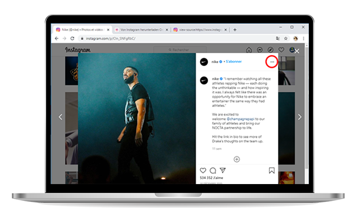 Download Instagram foto's op pc