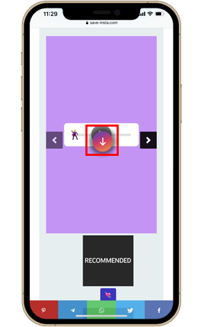 Recupera le storie di Instagram di altre persone
