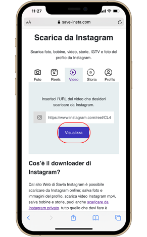 Scarica i video di Instagram su iPhone