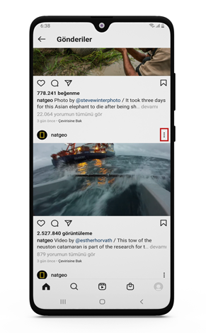 android'de instagram videolarını indirin