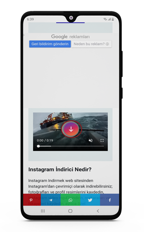 Instagram videolar kamera rulosuna kaydet