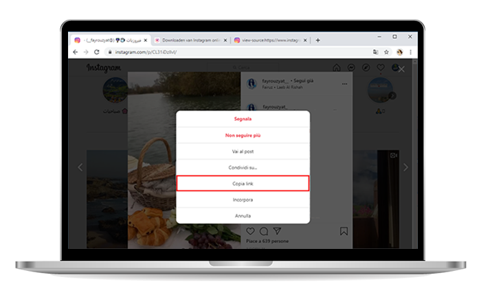 Scarica i video di Instagram sul PC