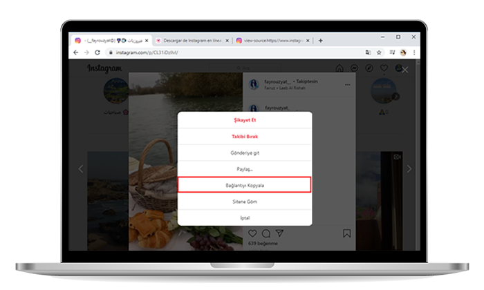 PC’de instagram videolarını indirin internet üzerinden