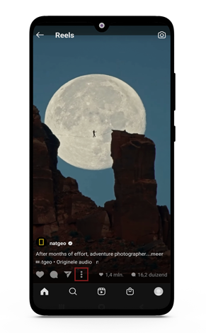 Download Instagram Reels op Android