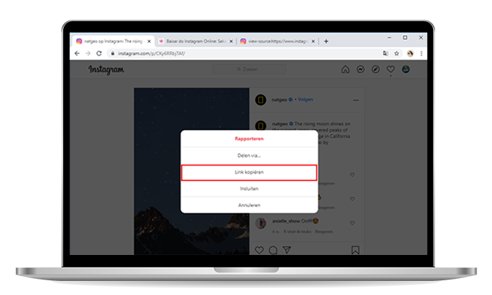 Instagram Reels op pc te downloaden