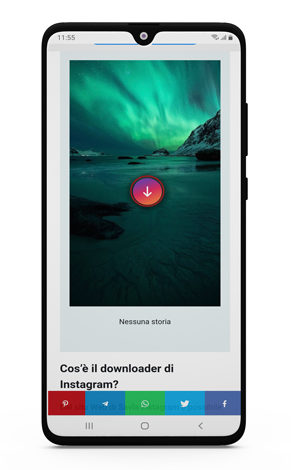 salva l'evidenziazione di Instagram