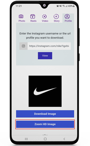 Instagram Profile Picture Downloader & Viewer Full HD