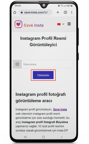 instagram profil resmi görüntüleme HD -Save Insta