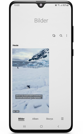 Instagram Reel in Galerie speichern