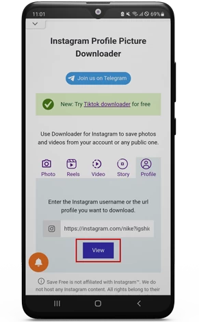 Instagram Profile Picture Downloader & Viewer Full HD