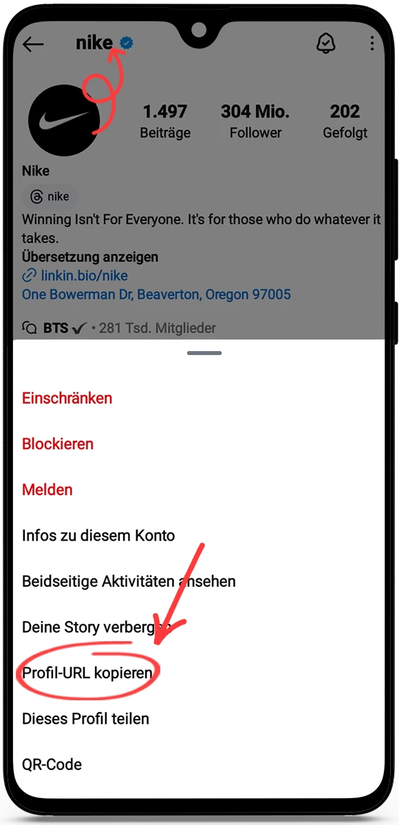 Instagram Profilbild Zoom Full HD