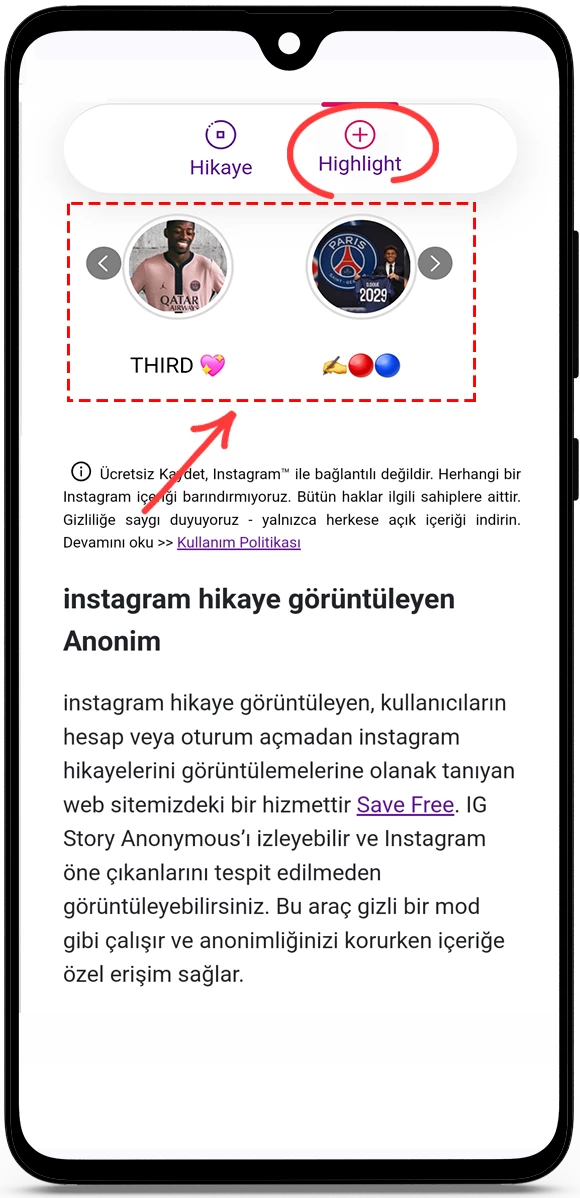 instagram takip etmeden hikaye görme