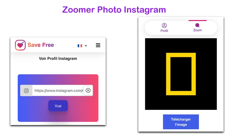 Voir photo de profil Instagram