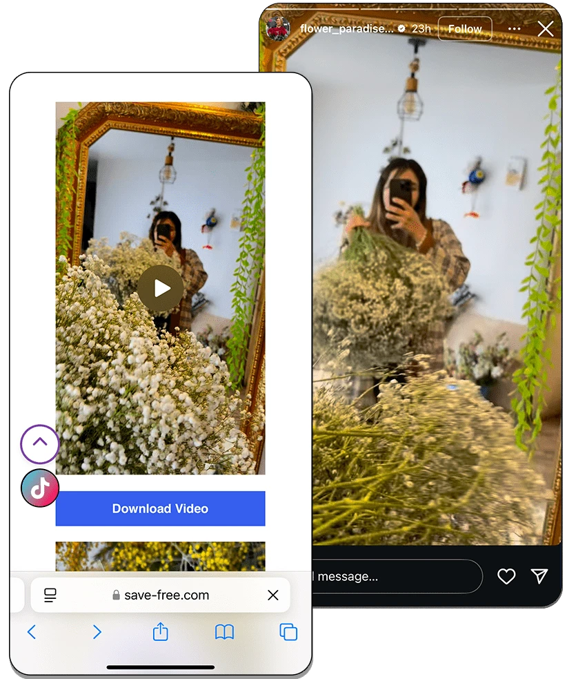 download instagram stories video